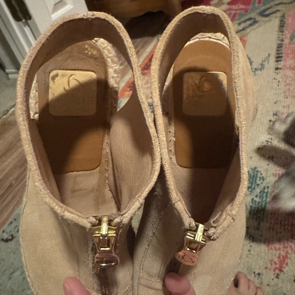 Kanna Emily Wedge Sandal in Tan Size 37 - Picture 3 of 7